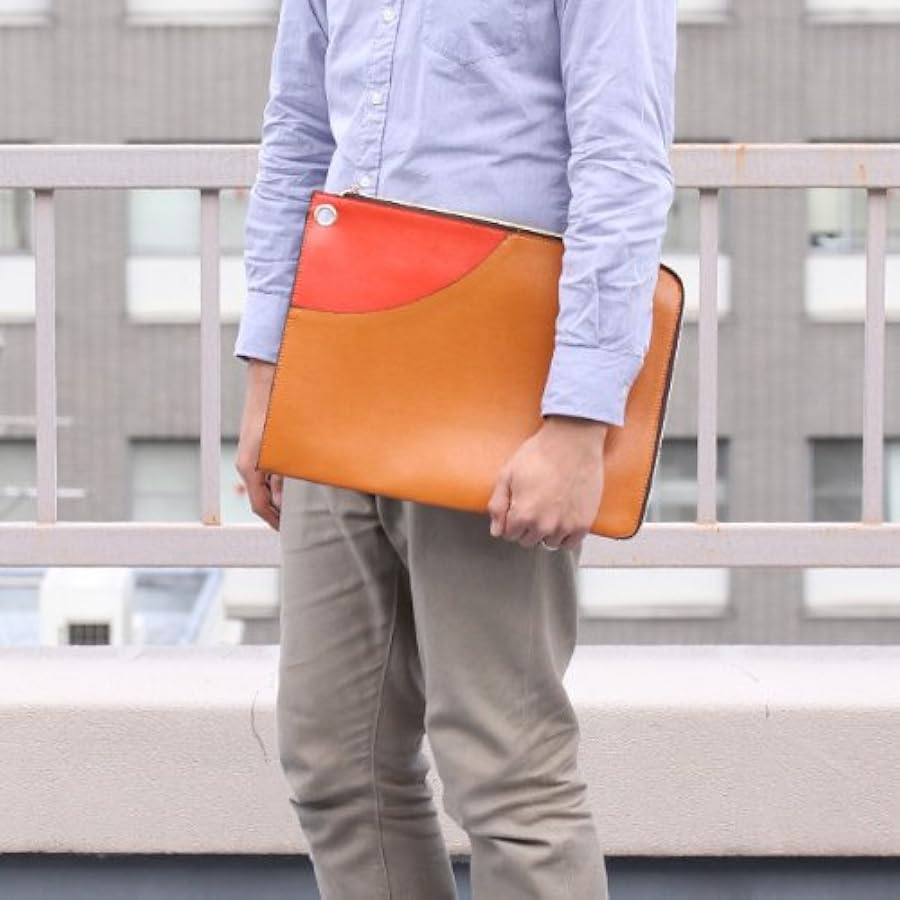 Amazon | ipad、A4書類やファイルも収納可能 クラッチバッグ